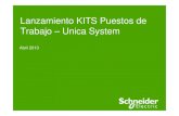 Lanzamiento KITS Puestos de Trabajo – Unica System...Catálogo oferta completa Unica System . Promo-tarifa : se incluye precios. Maleta con un puesto de trabajo superficie: 1 schuko