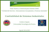 Confiabilidad de Sistemas Industriales - UTP...Confiabilidad de Sistemas Industriales Feria Técnica y Comercial para clientes CHEC 2011 Problemas que son comunes en el registro de
