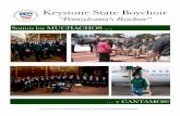Keystone State Boychoir€¦ · KSB representa una verdadera alegria de cantar. El sonido vibrante de los niños es realzada por su gran presencia en el escenario. Los Directores