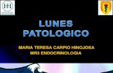 MARIA TERESA CARPIO HINOJOSA MR3 ENDOCRINOLOGIAendocrinoperu.org/sites/default/files/TBC Tiroidea.pdf · Tumor salival, neurogénico . Tumor Glomus T Trauma S Enfermedad Sistémica