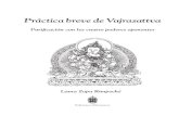 Práctica breve de Vajrasattva - budismoalicante.combudismoalicante.com/pdf/Practica-breve-de-Vajrasattva.pdf · Práctica breve de Vajrasattva ... Mediante el estudio y la práctica