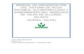 Siapas Talpa · Web viewEl Reglamento para la Prestación de los Servicios de Agua Potable, Alcantarillado y Saneamiento del Municipio de Talpa, Jalisco, en su artículo 36, fracción