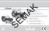 SEMAKUK - 07magaza.com€¦ · SEMAK UK. 74 P INTRODUÇÃO TRADUÇÃO DAS INSTRUÇÕES ORIGINAIS Para um emprego correto da moto cortador e para evitar acidentes, não iniciar o trabalho