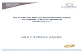 ABC FCEmitimos carta de circularização à assessoria jurídica, datada de 10 de maio de 2018, solicitando estimativas de valores, máximo e mínimos das importâncias que poderiam