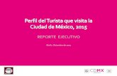 Perfil del Turista que visita CDMX · Perfil del Turista que visita la Ciudad de México 2015 3 Reporte Ejecutivo • Por cuarto año consecutivo, la Secretaría de Turismo del D.F.