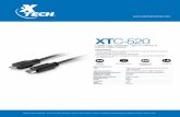 XTC-520-Cables & Adapters Datasheets- SPA – 2018-10-02 ......Xtech® es marca registrada. Todos los derechos reservados. Todas las demás marcas y nombres comerciales son propiedad