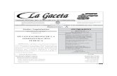 LLa Gacetaa Gaceta L DIARIO OFICIAL DE LA REPUBLICA ......REPÚBLICA DE HONDURAS - TEGUCIGALPA, M. D. C., 18 DE DICIEMBRE DEL 2015 No. 33,912 Conservación de l A mbiente y Segur id