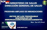 MINISTERIO DE SALUD DIRECCIÓN GENERAL DE SALUDPrograma del Ministerio de Salud, cuyo compromiso primordial es el de garantizar la disminución y eliminación de las Enfermedades Inmunoprevenibles