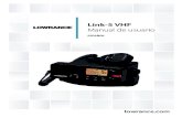 Link-5 VHF Manual de usuario - cache.tradeinn.com · de este producto, su funcionamiento y sus accesorios, visite nuestra página web: Información importante para la seguridad Léala