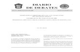 DIARIO DE DEBATES · DIARIO DE DEBATES TOLUCA, MÉXICO, JULIO 16 DE 2008 TOMO XVII SESIÓN No 97 SESIÓN PÚBLICA ORDINARIA DE LA H. “LVI” LEGISLATURA DEL ESTADO DE MÉXICO. ...