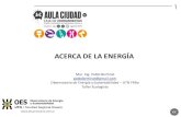 ACERCA DE LA ENERGÍA - IGC · La contaminación local producida por las cadenas energéticas de producción transformación, transporte y consumo de la energía. Las inequidades