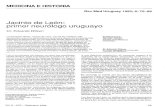 Jacinto de León: primer neurólogo uruguayo · ta llena de insultos e improperios de toda clase, Ilamándo- les cobardes, felones y traidores, etc., etc., lo que decidió a los miembros