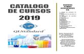 CATALOGO DE CURSOS EN: 2019qlstandard.com.mx/docs/catalogo de cursos 2019.pdf3) Requisitos de planificación, apoyo y operación. 4) Requisitos de operación, desempeño y mejora.