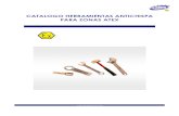 CATALOGO HERRAMIENTAS ANTICHISPA PARA ZONAS ATEX · 2018. 11. 13. · En cuanto a su dureza, las herramientas de Cobre-Berilio tienen una dureza rockwell C entre 33-45, mientras que