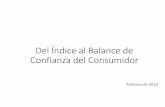 Del Índice al Balance de Confianza del Consumidorestadistica.itam.mx/sites/default/files/u450/sainz_feb15.pdf · nuevo cálculo del icc variaciones anuales meses en los que el valor