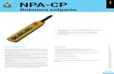 NPA-CP...NPA-CP 2 6 PF30060019 Esquema interruptor Tipo interruptor Tipo actuador 11 12 21 22 31 32 PRSL0508PI 3NC 1 velocidad Pulsador seta posición ija - - Tapón ciego 13 ...