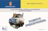 PLAN TERRITORIAL ESPECIAL DE RESIDUOS (PTER) CABILDO DE GRAN CANARIA PLAN TERRITORIAL DE RESIDUOS DE