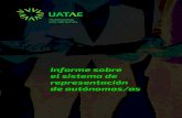 Informe sobre el sistema de representación de autónomos/asuatae.org/.../INFORMEREPRESENTDEFINITIVO.pdf · Informe sobre el sistema de representación de autónomos/as. Índice Autores