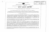 Aprobó~ ~~..-- MINISTERIO DE TRANSPORTE .. , 2405 27 · Reglamentos Aeronáuticos de Colombia. Que mediante acta número 007 de 18 de julio de 2019, el Consejo Directivo ... suspender