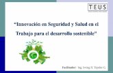 Facilitador - Technological University of Panamacongreso.ls.utp.ac.pa/wp-content/uploads/2020/04/Innovacion_Segur… · Contenido del Taller: 1. Implementación de un Sistema de Salud
