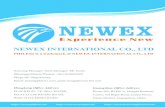 NEWEX INTERNATIONAL CO., LTD · mejorar la eficiencia energética • Excelente descarga en gestión de temperatura para alcance de operación de estiramiento. • Calculo preciso