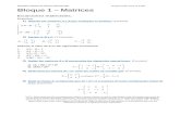 fechasdehistoriadeespana.files.wordpress.com · Web viewBloque 1 – Matrices Ecuaciones matriciales. Práctica Obtener las matrices A y B que verifiquen el sistema: Siendo A, B y