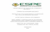 DEPARTAMENTO DE CIENCIAS DE LA ENERGÍA Y CARRERA DE ...repositorio.espe.edu.ec/bitstream/21000/11285/1/T-ESPE-049471.pdf · I CERTIFICACIÓN DE LA ELABORACIÓN DEL PROYECTO El proyecto