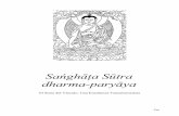 Sańghāţa Sūtra dharma-paryāya - Hortensia De la Torre ... · El Sutra del Vínculo, Una Enseñanza Transformadora En el lenguaje de la India: Ārya Sańghāţasūtra dharma-paryāya
