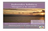 IO BÍBLICO · 2020. 5. 16. · COBIDI Comisión Bíblica Diocesana – Obispado Mar del Plata – 2020 Página 1 IO BÍBLICO Vengan y lo verán Tres encuentros con la Palabra Pistas