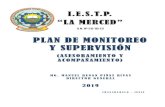 PLAN DE SUPERVISIÓN - Iestp La Mercediestplamerced.edu.pe/.../uploads/2019/08/PLAN-MONITOREO.pdf · 2019. 8. 13. · Artículo 1º.- APROBAR, en vías de regularización EL PLAN