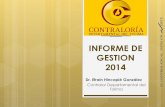 INFORME DE GESTION 2014 · 2018. 6. 1. · Informe de Gestión 2014 PROCESO: DIRECCIONAMIENTO ESTRATEGICO - CODIGO: RDE-04 - APROBADO: 15-01-2014 - VERSION: 01 - PAGINA: 12 PARTICIPACIÓN