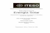 Notas sobre el curso de Energía Solar · Instituto Tecnológico y de Estudios Superiores de Occidente ˜˜˜˜˜˜˜˜˜˜˜˜˜˜˜˜˜˜˜˜˜˜˜˜˜˜˜˜ Notas sobre el curso