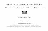 Contratación de Obras Menores · Anexo III- Normas de Técnicas de la Dirección de Vialidad de la Provincia de Buenos Aires 400 Memoria Descriptiva 401 Especificaciones Técnicas