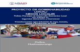 PROYECTO DE GOBERNABILIDAD - Nexos Locales · 2017. 4. 24. · proyecto y su municipio: Política de Desarrollo Económico Municipal con Enfoque en Seguridad Alimentaria y Nutricional.