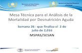 Mesa Técnica para el análisis de la mortalidad por Desnutrición …epidemiologia.mspas.gob.gt/files/Publicaciones 2016/Sala... · 2016. 7. 15. · RESUMEN DEL ANALISIS DE LA MORTALIDAD