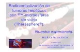 Radioembolización de tumores hepáticos con 90smnimvm.es/pdf/Radioembo__.pdf · o Marcadores tumorales o Función hepática (Bilirrubina, Albúmina) o Función renal (Creatinina)