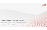 ABB Ability™ Smart Sensor - Guisande Electromecánica · 2019. 3. 11. · Las plantas contratan a un proveedor de servicios que proporciona sensores y monitoreo El proveedor de