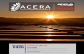 CONOCE LA CENTRAL 2020 - ACERA A.G. - Asociación ......Región de Antofagasta, y empresa socia de ACERA, que obtuvo el 1er Lugar del Premio al “Liderazgo Organizacional”, compañía