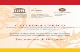 CATTEDRA UNESCO - UniBg · • “La perspectiva de los derechos humanos en la educaciòn y la educaciòn en derechos humanos”, ed. Univesidad Autònoma de México, 2013 • “Les