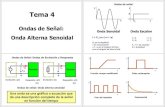 Electrotecnia-Tema4-Ondas de señalOnda Triangular t f Diente de sierra t-Bidireccional:Polaridad de la magnitud (+) y (-) y cambia con el tiempo. Ejemplos: onda senoidal, triangular,