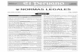 Separata de Normas Legales...El Peruano NORMAS LEGALES viernes 14 de julio de 2006 323611 RE PU BLI CA DE P U P C M ˘ ˇ ˆ RESOLUCIÓN MINISTERIAL Nº 256-2006-PCM Lima, 7 de julio