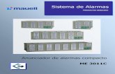 Sistema de Alarmas - SYSAR · Manual ME 3011C-S-V2 - pág. 2 de 10 - Anunciador de alarmas compacto con señalización LED Los sistemas ME 3011C con señalización mediante LEDs forman