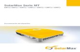 SolarMax Serie MTLos dos (Soal rMax 6MT2 / 8MT2 / 10MT2 / 13MT2/15MT2) o tres (Soal rMax 13MT3 / 15MT3) trackers MPP independientes se ajustan en cuestión de segundos en una oferta