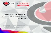 ExpoFuego - DIRECTORIO · 2018. 11. 22. · en la industria minera, energía Celulosa e industrial expertos en el confinamiento ignífugo y en la hermeticidad de recintos eléctricos,