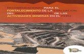 RECOMENDACIONES PARA ELsiar.minam.gob.pe/puno/sites/default/files/...recomendaciones para el fortalecimiento de la evaluaciÓn del impacto ambiental de las actividades mineras en el