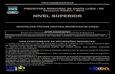 NS21-Santa Luzia - Nivel Superior - Odontólogo Prótese ...cpcon.uepb.edu.br/concursos/PMSantaLuziaPB2015/... · Leia o texto abaixo para responder às questões de 1 a 4. ... A