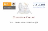 M.C. Juan Carlos Olivares Rojasdsc.itmorelia.edu.mx/~jcolivares/documents/comoral_ti1.pdf · 2014. 2. 7. · Conferencia •Tienen un límite preestablecido. No es conveniente que