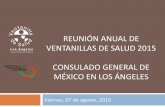 Reunión de evaluación y planeación de Ventanilla de Salud · Artículos sobre prevención y atención de las enfermedades más comunes que aquejan a la comunidad latina. Artículos