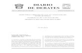 DIARIO DE DEBATES · 2016. 3. 4. · Tomo XVIII Sesión No. 174 Diario de Debates LV Legislatura del Estado de México Julio 13 de 2006 437 adscrito a los ex gobernadores del Estado