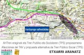 AHTren eraginak eta Tren Publiko eta Sozialaren (TPS ......dentro de la red básica Europea, mixto para personas y mercancías, ancho europeo, doble vía, velocidad 160 – 180 Km/h